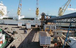 Nueva Palmira has become a crucial port for Uruguayan exports 