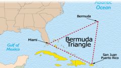 The area where ships and airplanes vanished