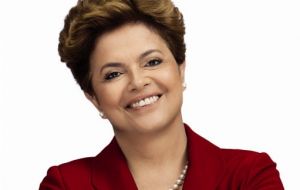All my love to Bulgaria, signed Dilma Rousseff 