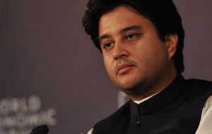 Minister of State for Commerce and Industry Jyotiraditya Scindia