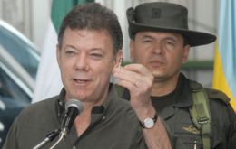 President Juan Manuel Santos: wait for the ‘welcome reply’