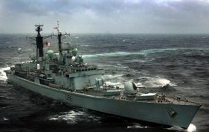 Falklands’ bound HMS Gloucester remains at the heart of the controversy 