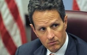 United States Treasury Secretary Timothy Geithner