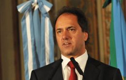 Buenos Aires province governor Daniel Scioli, “the man to watch”