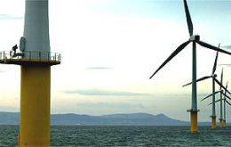 Projects include a 250 turbine wind farm 10 miles off the shores of Wales 