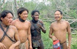 Anthropologists estimate that around 150 Ayoreos are still living a hunter-gatherer lifestyle 