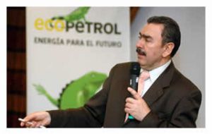 Ecopetrol CEO Javier Gutierrez 