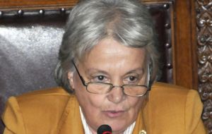 Senator, First Lady (and interim president) Lucia Topolansky 