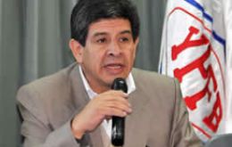 State-owned oil company YPFB president Carlos Villegas