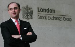 London Stock Exchange chief executive Xavier Rolet (Photo AFP)