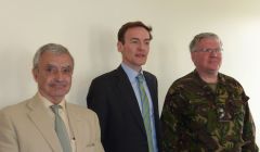 Alistair Craib, Richard Lindsay and Lt Colonel Peter Sonnex