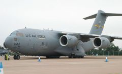 The US Air Force C17 Globemaster retained in Buenos Aires    