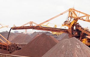 Vale shipped 81.9 million tons of iron ore during the fourth quarter  