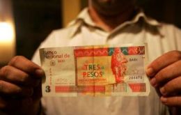 Most Cubans are paid in ordinary pesos equivalent to 4 US cents 