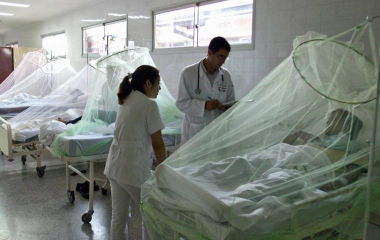 Overcrowded hospitals in Asuncion attempt to addresses the current epidemics 