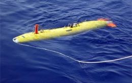 The ‘Remora’ robot from the Woods Hole Oceanographic Institute is doing the deep sea search