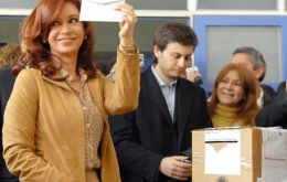 Cristina Fernandez has not announced her re-election bid but leads comfortably in all public opinion polls 