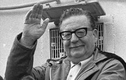 Salvador Allende, Chile’s first Socialist president who was deposed by a military uprising in September 1973