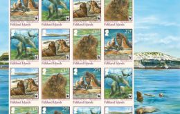 The set of stamps released for sale this week <br />
