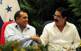 An accord signed between ousted Manuel Zelaya and the current elected president Porfirio Lobo opened the way