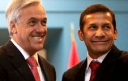 President Piñera with Peruvian president-elect Humala at La Moneda Palace