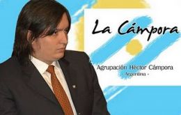 Máximo, son of the president also has a taste for politics and leads the youth movement La Campora