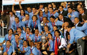 Champions of 15th Copa America Team
