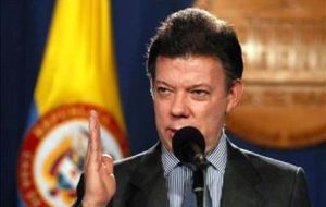 Colombian president Juan Manuel Santos proposed the meeting 
