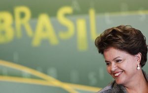 President Rousseff confident Brazil is prepared and strong to face financial turmoil 