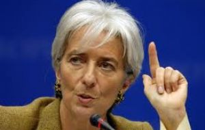 Lagarde said that in spite of the situation, “it does not foresee a global recession”