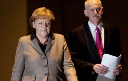 Chancellor Merkel hosted PM Papandreou in Berlin  (Photo Zimbio)