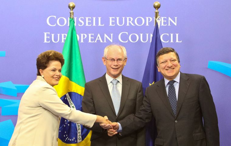 President Rousseff met leading officials from the EC and EU Council 