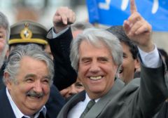 Mujica and Vazquez, good friends and with lover from Germany