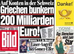 “Stop the capital flight!” announces Bild’s main editorial