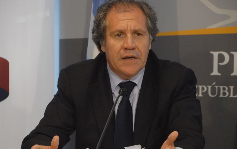Uruguayan Foreign Affairs minister Almagro made the announcement 
