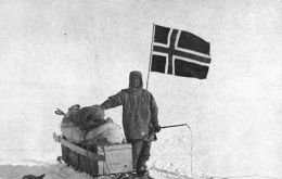 Norway’s Amundsen, first man to reach the South Pole 14 December 1912