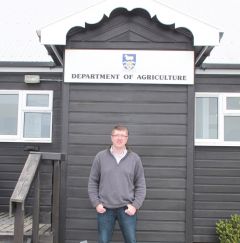 Improving the quality of livestock, one of Andy&rsquo;s main responsibilities 