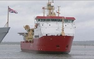 Hydrographical charting and imagery of the Antarctic region and assisting BAS, her main tasks (Photo BBC)