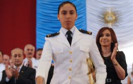 CFK addresses the latest promotion of 328 military cadets 