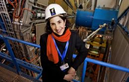 Fabiola Gianotti, the scientist in charge of the ATLAS experiment