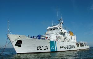 “GC24 Mantilla” pursued the Spanish fishing vessel until it reached high seas