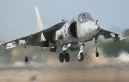 The emblematic and feared Harrier, decisive in the Falklands’ conflict