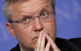 EU Economic and Monetary Affairs Commissioner Olli Rehn<br />
 
