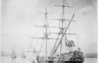 USS Lexington had already removed the majority of the population of Port Louis in 1833