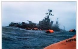 The Belgrano went down 2 May 1982 torpedoed by HMS Conqueror with the loss of 323 sailors 