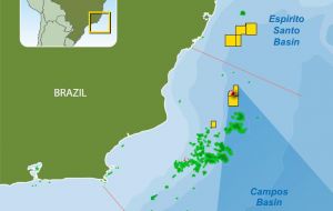 The Brazil Campos basin could extend to the Kwanza basin of Angola 