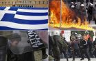 Greeks took to the streets to protest