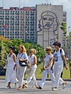 Ladies in White have been denied and interview with the Pope