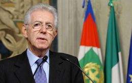 PM Monti: not much needed to reignite Euro zone debt crisis 