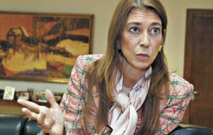 Debora Giorgi, whose ministry of industry is at the heart of the claims